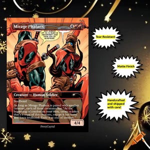 deadpool trading card mtg tcg Secret Lair: Secret Lair x Marvel's (Foil Edition) : Toys & Games you may exchange his text box and another creatures deadpool trading card mtg deck