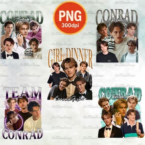 Conrad Fisher Cousins Beach Shirt TSITP Png, The Summer I Turned Pretty Png, We Will Always Have Summer Png, Team Conrad Jeremiah Png