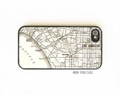 iPhone 4 Case. iPhone 4S Case. Vintage LA Pacific Map. California. Phone Case. Phone Cases. iPhone 4S Cases.