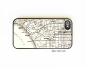 iPhone 4 Case. iPhone 4S Case. Vintage LA Pacific Map. California. Phone Case. Phone Cases. iPhone 4S Cases.