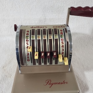 USA PAYMASTER アメリカンアンティーク　 ビンテージ　ヴィンテージ Antique Paymaster - Etsy