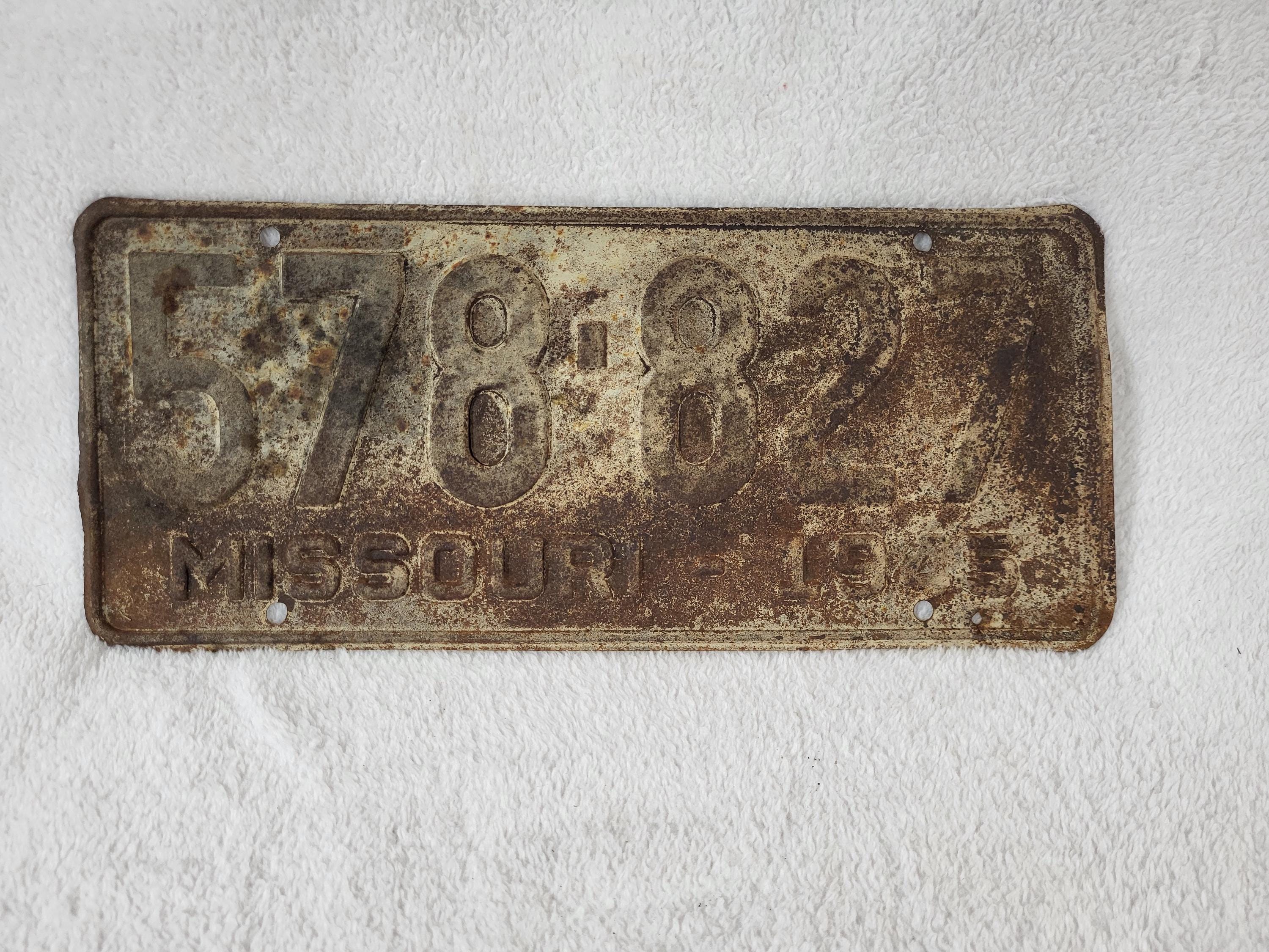 Missouri Plate License Vintage - Etsy