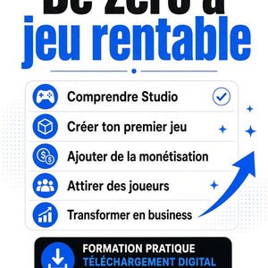 Roblox Beginner's Guide PDF - Create a Profitable Game from A to Z | Studio Lua Monetization | Business Ebook
