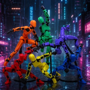 Kit de figura de acción Dummy 13 V1.0 para armar, robot articulado impreso en 3D, modelo articulado para adultos, kit de montaje, figura de stop motion.