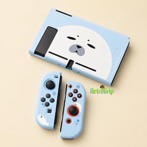 Blue Seal Protective Case for NS, Switch 2 and OLED | Cute Detachable Soft Shell Cover | Anti-Scratch Console & Joy-Con Case | Gamer Gift