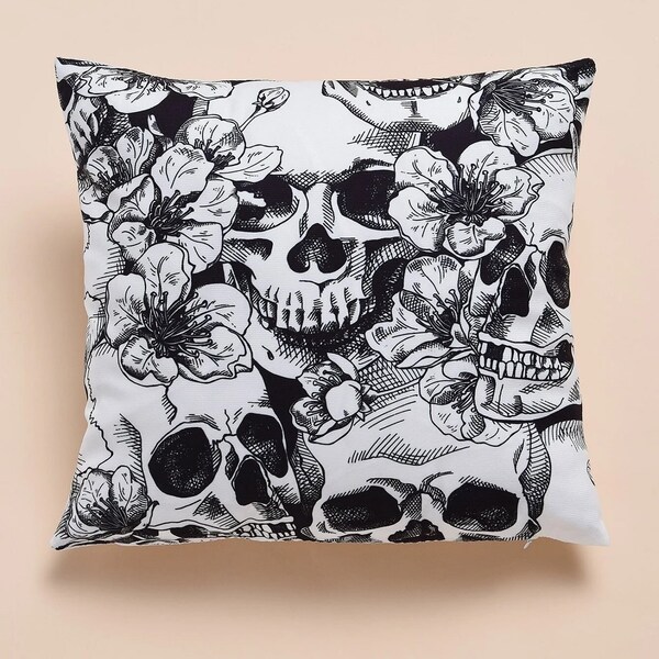 Skull Pillow Etsy