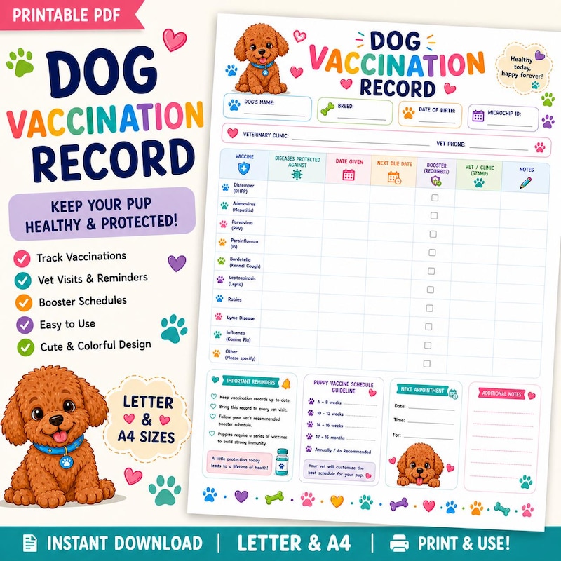 Our Daily Routine Fillable Printable Puppy Schedules - Etsy