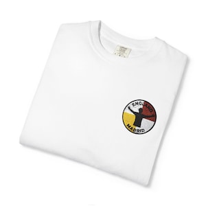 England x Madrid Bellingham Custom Embroidered Logo Patch, Premium Football Fan Graphic Decal, Jude Bellingham Celebration Style Gear