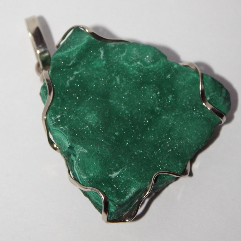Malachite pendant Genuine Russian Malachite