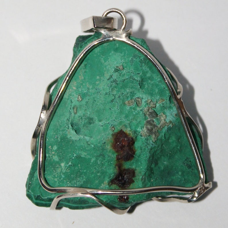 Malachite pendant Genuine Russian Malachite
