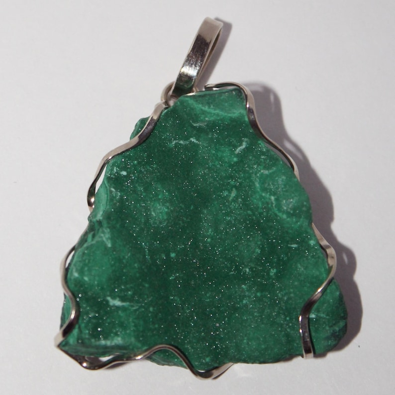 Malachite pendant Genuine Russian Malachite