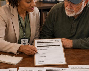 Veteran Caregiver System | VA Support Organizer, Medical Binder (PDF Download)