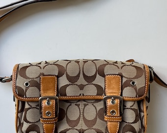 Vintage Coach Signature Shoulder Bag
