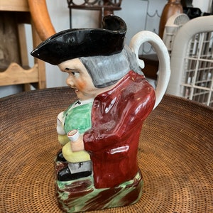 Staffordshire shire 14” tall stein mug signed England