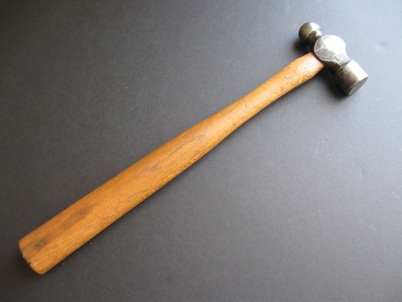 Antique Ball Pein Hammer from mid 1900s JUST REDUCED Etsy