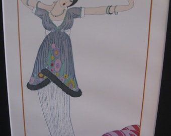 Stampa di moda dell'epoca flapper - "Lassitude" - Arte vintage - Think GIFT