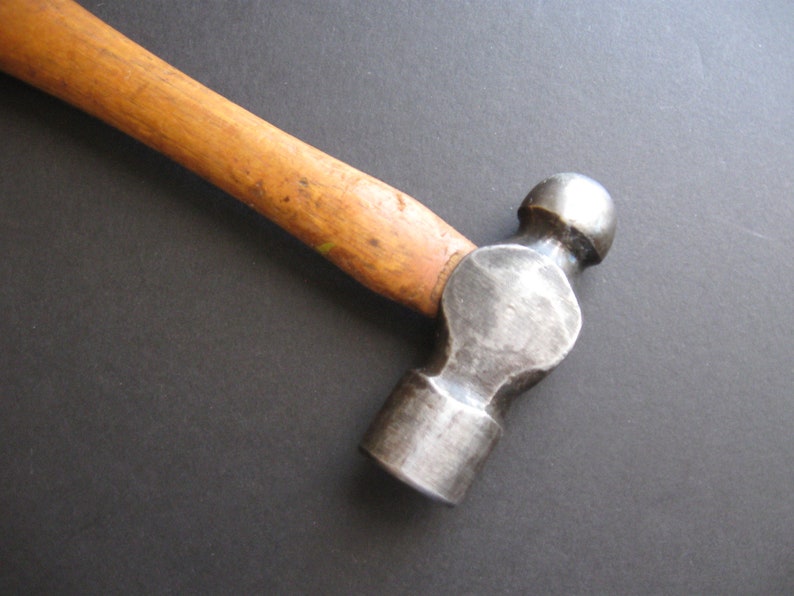 Antique Ball Pein Hammer from mid 1900s JUST REDUCED Etsy
