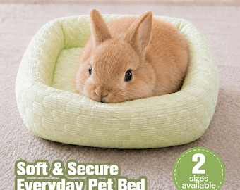 Kuschel-Nest für Kaninchen & Meerschweinchen - weiches Fleece-Nest für kleine Haustiere