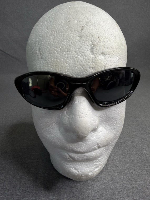 Oakley XX Twenty Sunglasses Jet Black Frame Black Len… - Gem