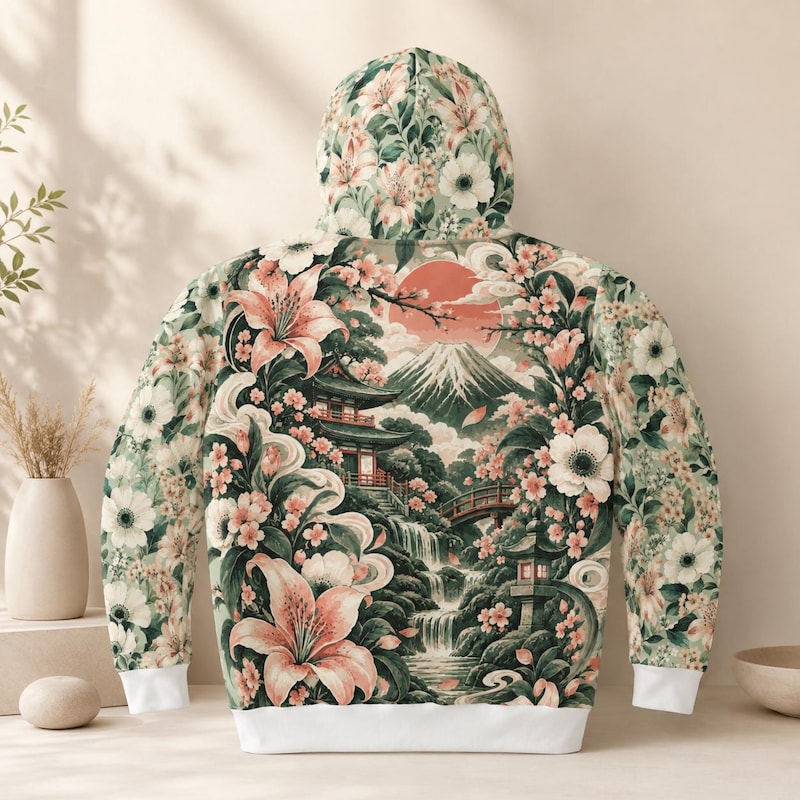 Japanese Robe Styles Japanese Kimono Hoodie - Etsy