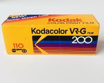 Vintage Kodak Kodacolor VR G 200 110 Color Print Film 24 Exposures 10/1989