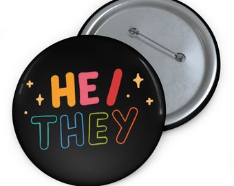 He/They Button