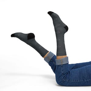 Code Brackets Pattern Socks Sublimation Socks | Programmer Dev Tech Novelty image 3