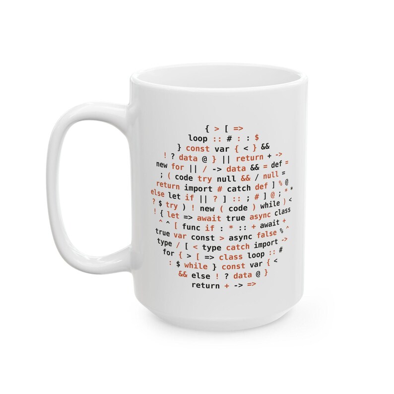 Funny Coder Mug, Software Developer Gift, Code Lover Coffee Cup (11oz) Bild 4