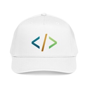 Casquette de baseball pour codeur, logo équerre, produits dérivés pour startups technologiques (mélange polycoton)