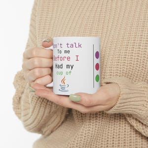 Java Dev Coffee Mug | Ceramic Coffee Cup for Programmers (11oz/15oz)