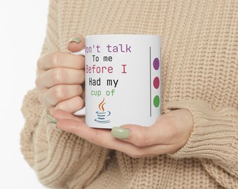 Java Dev Coffee Mug | Ceramic Coffee Cup for Programmers (11oz/15oz)