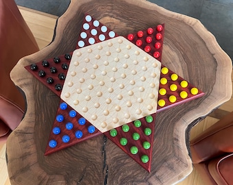 Wooden Chinese Checkers Board