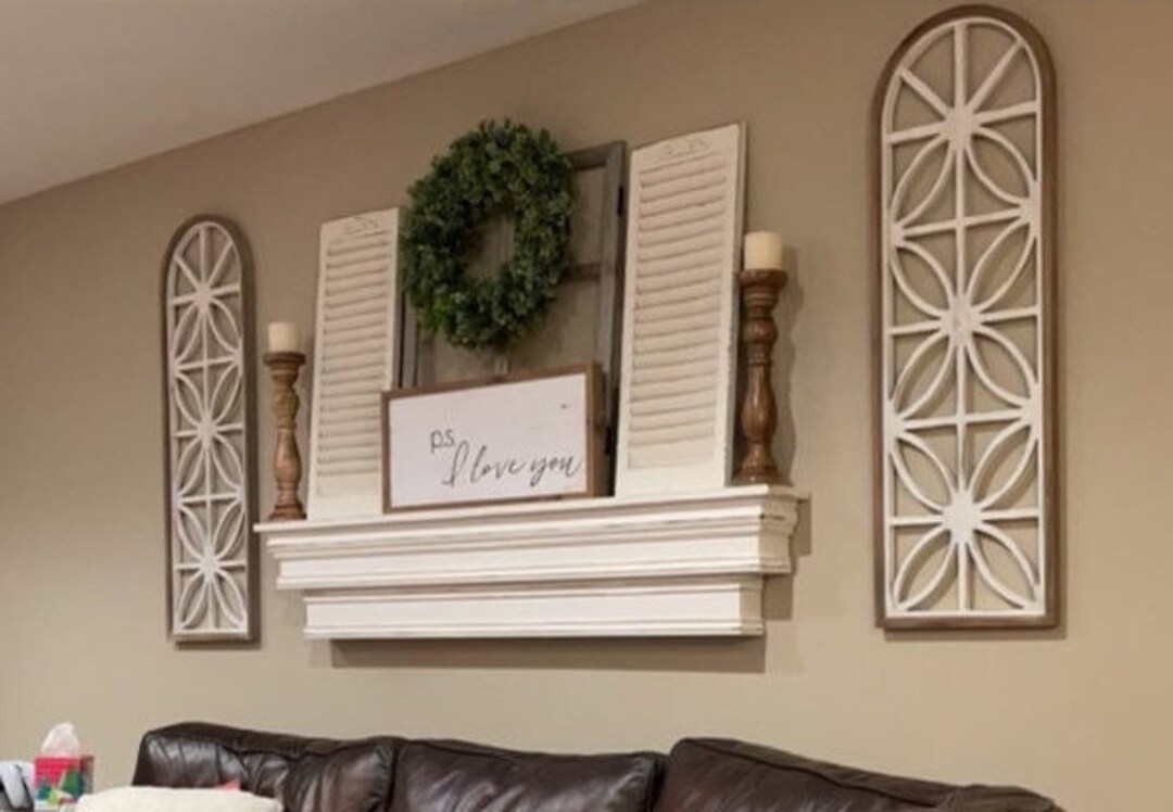 French Country Mantel Shelf, Trending Wall Shelf,fireplace Mantel