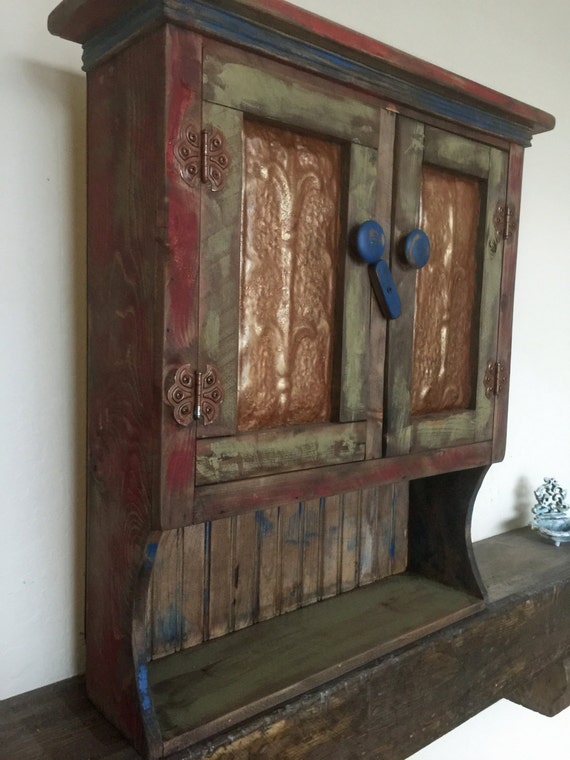Rustic Medicine Cabinetprimitive Wall Cabinetceiling Etsy