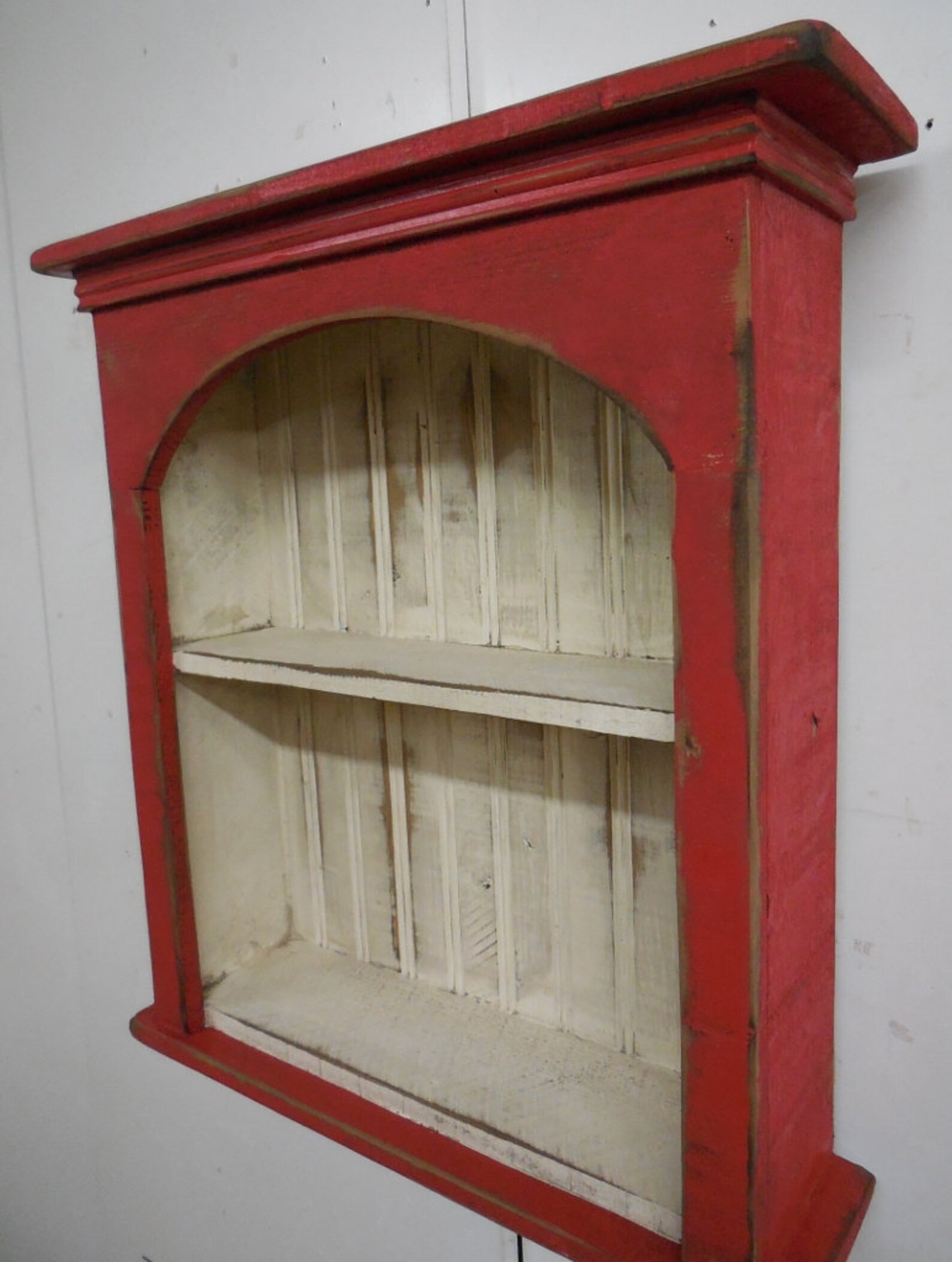 Shabby Style Wall Shelf, Primitive Wall Shelf,french Country Wall Shelf