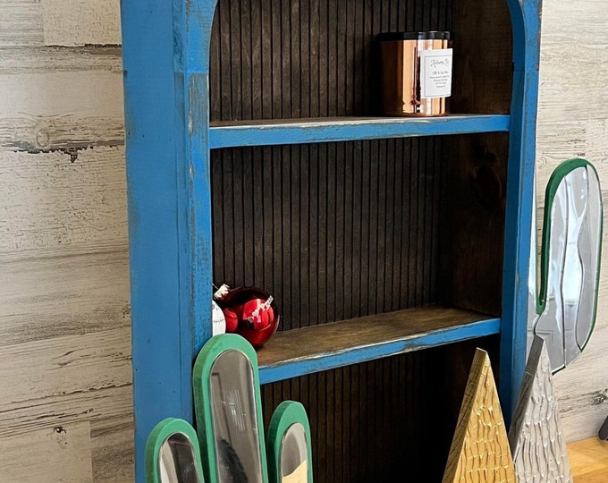 Primitive wall shelf antique wall shelf hanging book shelf colonial