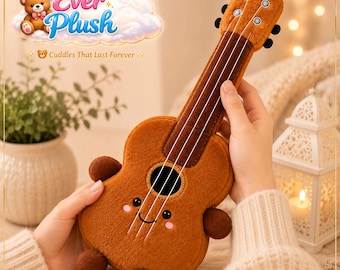 Conjunto de peluche de violonchelo y guitarra de 30 cm, muñeco de peluche suave con forma de instrumento musical, decoración para amantes de la música, peluche kawaii, regalo para músicos, juguete coleccionable.
