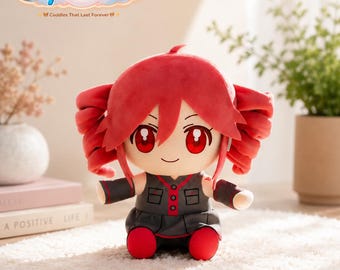 Muñeco de peluche de Kasane Teto – Juguete de anime Vocaloid, Peluche Kawaii, Merchandising de UTAU, Regalo de peluche suave, Peluche de anime, Lindo artículo de colección