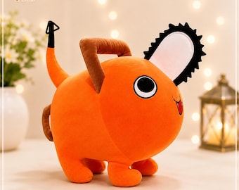 Peluche de monstruo naranja, adorable animal de peluche, peluche suave y kawaii, regalo para gamers, decoración para sala de juegos, peluche coleccionable