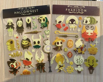 Hollow Knight & Silksong Stickerbogen