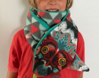 Kids Scarf Watercolor Pineapple Blue Scarves Winter Warm Shawl Wrap For Girls
