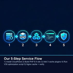 Servicio de optimización de velocidad de WordPress: solución para la caché de Nginx, Redis y TTFB en CloudPanel imagen 3