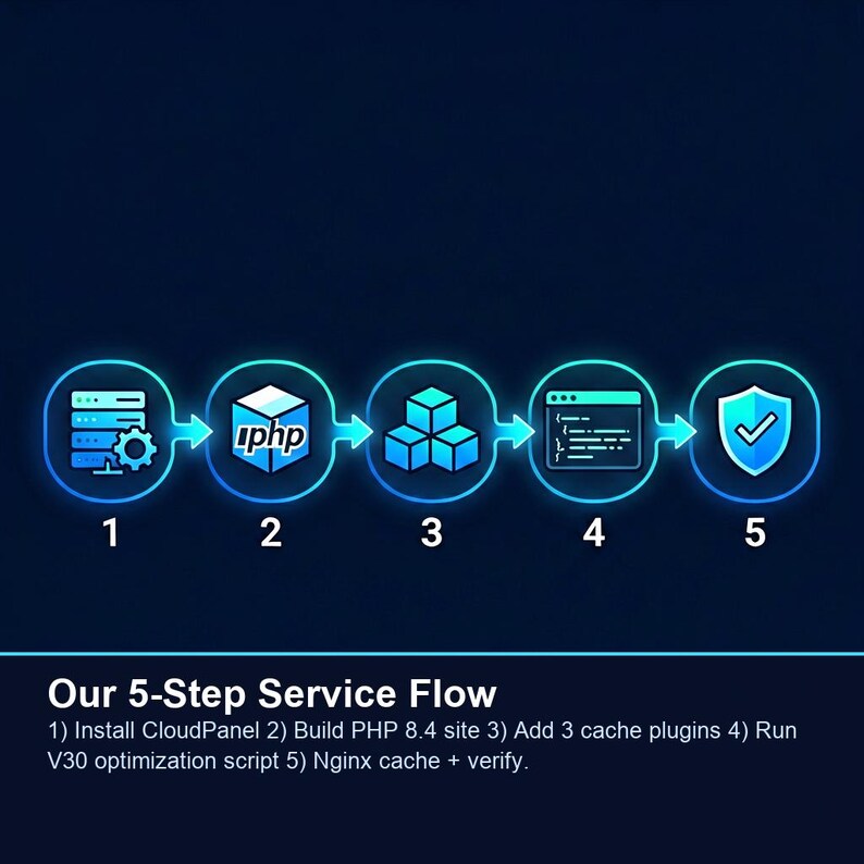 Servicio de optimización de velocidad de WordPress: solución para la caché de Nginx, Redis y TTFB en CloudPanel imagen 3