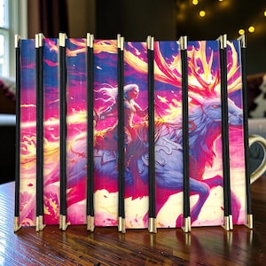 Glastronen – inbunden set | Anpassade schablonerade spraykanter, SJM Fantasy Books