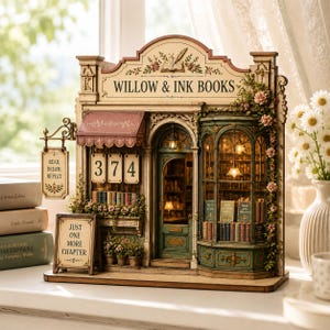 Personalized Book Tracker Sign, Custom Bookshop Reading Counter, Books Read This Year Decor, Wooden Library Gift for Book Lovers