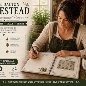 Ultimate Homestead Planner | Garden, Chicken, Canning, Financial Records (Digital Download) image 4