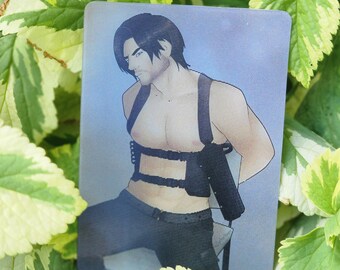 Lenticulaire kaart Leon Kennedy (uitgehard)