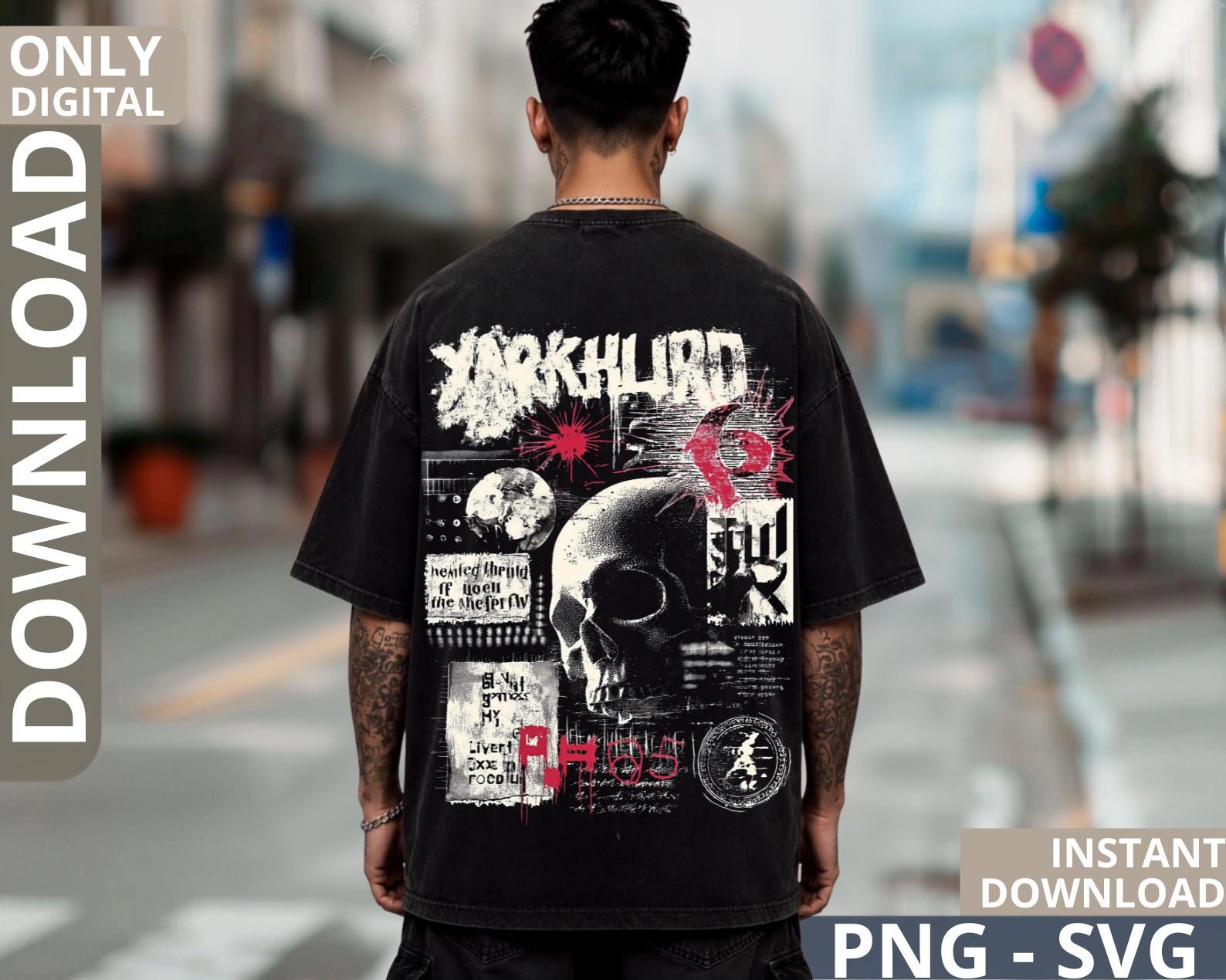Y2k Skull Shirt - Etsy