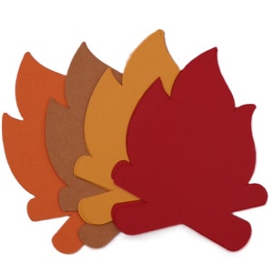 Camp Fire Shape, Paper Camp Fire, Camp Fire Cutout, Camp Fire Diecut