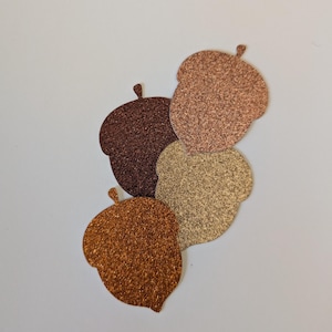 Acorn Die Cuts ,Paper Cutouts, Cardstock Shapes